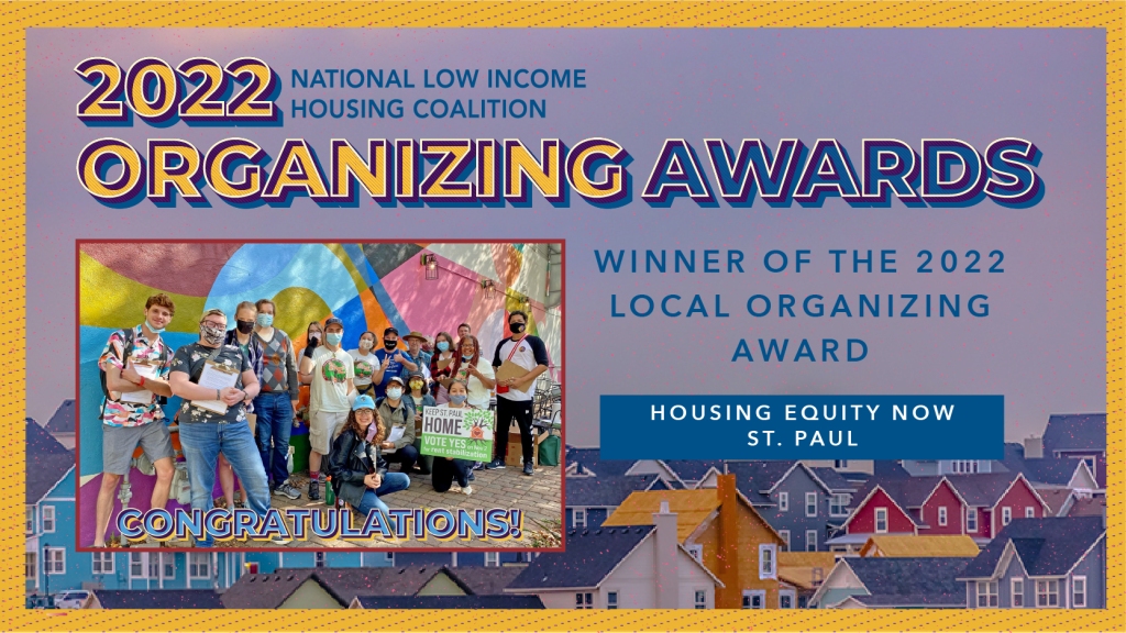 Housing Equity Now St. Paul: Grassroots Organizing for Victory at the Ballot Box