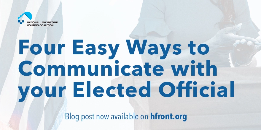 Four Easy Ways to Communicate with Your Elected Officials