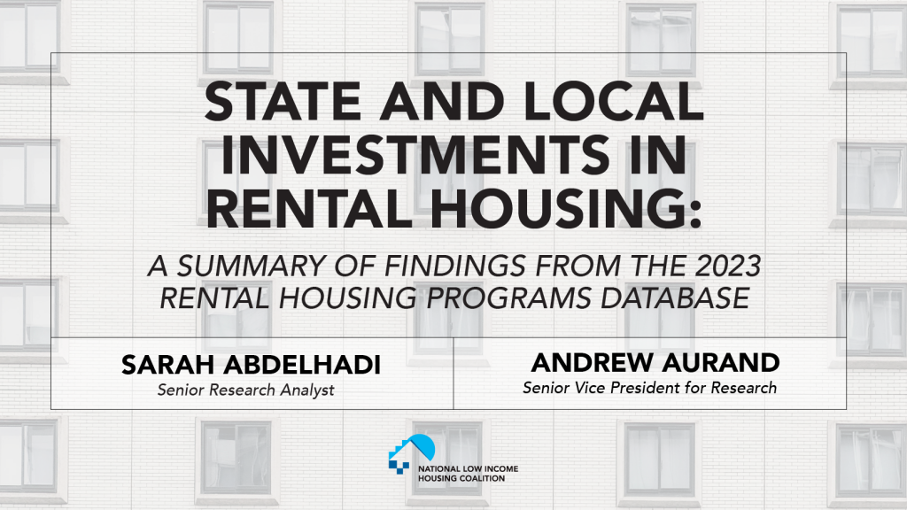 Updated Database, New Report Hold Key Information for State and Local Affordable Housing Programs