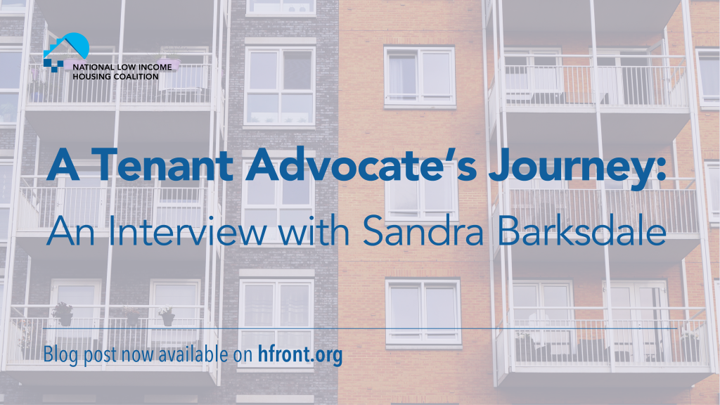 A Tenant Advocate’s Journey: An Interview with Sandra Barksdale