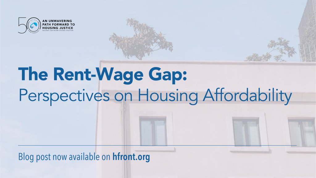The Rent-Wage Gap: Perspectives on Housing Affordability