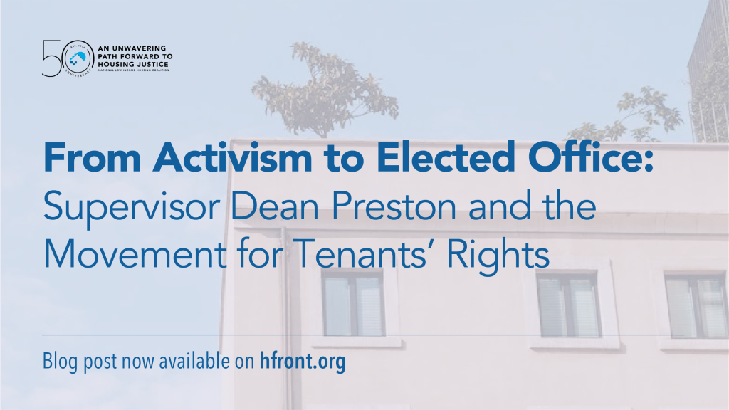 From Activism to Elected Office: Supervisor Dean Preston and the Movement for Tenants’ Rights